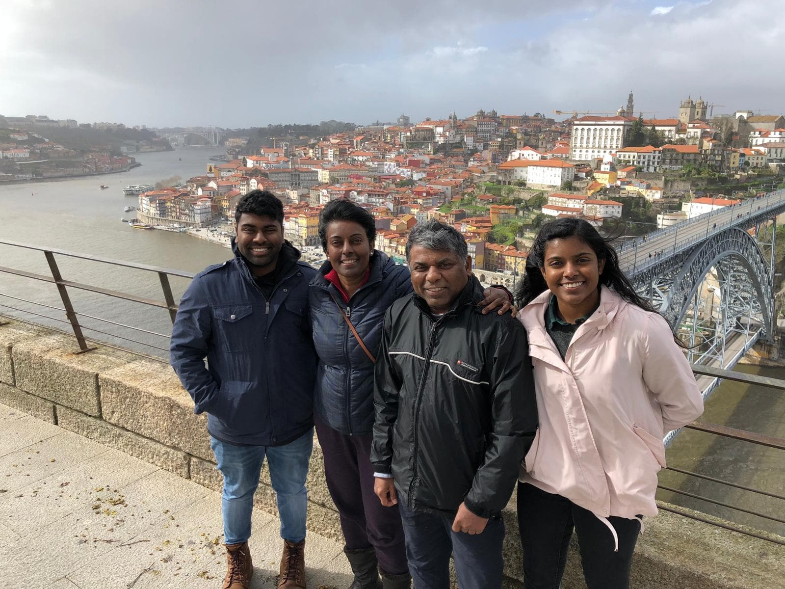 Enjoying local cuisine together